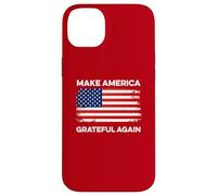 Make America Grateful Again Thanksgiving Funny Patriotic USA Case for iPhone 14 Plus