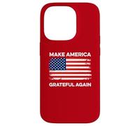 Make America Grateful Again Thanksgiving Funny Patriotic USA Case for iPhone 14 Pro