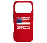 Make America Grateful Again Thanksgiving Funny Patriotic USA Case for iPhone 17 Pro