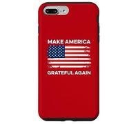 Make America Grateful Again Thanksgiving Funny Patriotic USA Case for iPhone 7 Plus/8 Plus