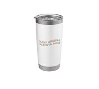 Make America Grateful Again Thanksgiving Turkey Day Patriot Stainless Steel Insulated Tumbler