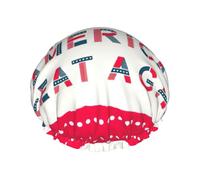 Make America Great Again Shower Caps For Women, Elastic And Reusable Bath Caps, Double Waterproof Layers Shower Cap, Bathing Shower Caps