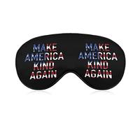 Make America Kind Again Funny Sleep Eye Mask Soft Blindfold Eye Cover with Adjustable Strap Night Eyeshade for Men Women