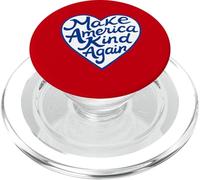 Make America Kind Again Heart Retro USA Love Design PopSockets PopGrip for MagSafe