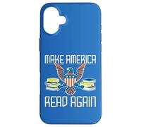 Make America Read Again With Eagle Books USA Pride Case for iPhone 16 Plus