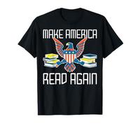 Make America Read Again with Eagle Books USA Pride T-Shirt