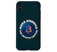 Make America The Crypto Capital Of The World USA Merch Case for iPhone XS Max