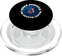 Make America The Crypto Capital Of The World USA Merch PopSockets PopGrip for MagSafe