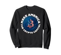Make America The Crypto Capital Of The World USA Merch Sweatshirt