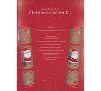 Make and Fill Your Own Festive Seasonal Christmas Party Cracker Craft Kit (3 Santas)