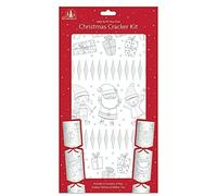 Make And Fill Your Own Festive Seasonal Christmas Party Cracker Craft Kit (Colour Your Own)