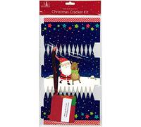 Make and Fill Your Own Festive Seasonal Christmas Party Cracker Craft Kit (Santa Party)
