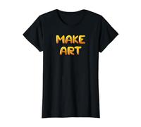 Make Art Be Calm Peaceful Therapy with Arts Artist Art Lover Value Graphic T-Shirt