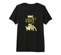 Make Art NOT WAR Peace WAR Art Class Art Teacher Paint Brush Premium T-Shirt