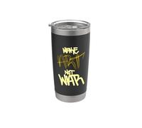 Make Art NOT WAR Peace WAR Art Class Art Teacher Paint Brush Stainless Steel Insulated Tumbler