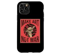 Make Art Not War Peaceful Artist Peace Painter Hippie Case for iPhone 11 Pro