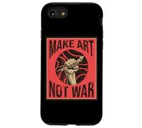 Make Art Not War Peaceful Artist Peace Painter Hippie Case for iPhone SE (2020) / 7/8