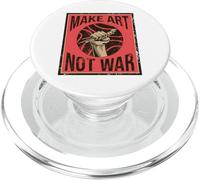 Make Art Not War Peaceful Artist Peace Painter Hippie PopSockets PopGrip for MagSafe