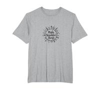 Make Beautiful Things: Artistic Inspiration T-Shirt, Men's Big and Tall, Heather Grey, 6X Tall