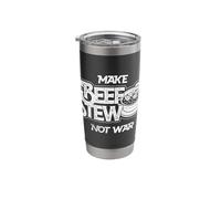 Make Beef Stew Not War Meat Lover Humor Stainless Steel Insulated Tumbler