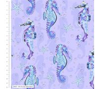 Make + Believe Fabrics 100% Cotton 110cm Wide Sea in Colour The Crafty Lass Organic Cotton Prints