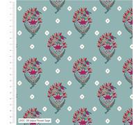 Make + Believe Fabrics 110cm Wide 100% Preium Cotton Indian Summer Organic Prints Fabric