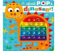 Make Believe Ideas Never Pop a Dinosaur Hardback Book in White Make Believe Ideas White