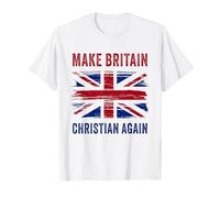 Make Britain Christian Again - UK Patriot Graphic T-Shirt
