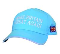 Make Britain Great Again Cap British Patriotic Baseball Cap Embroidered Union Jack Flag MBGA Red, Navy Blue, Light Blue, White, Black Political Pride Statement Adjustable Strap Summer Hat Funny Unisex