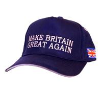 Make Britain Great Again Cap British Patriotic Baseball Cap Embroidered Union Jack Flag MBGA Red, Navy Blue, Light Blue, White, Black Political Pride Statement Adjustable Strap Summer Hat Funny Unisex