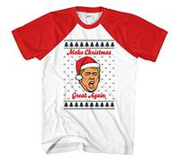 Make Christmas Great Again T-Shirt - Funny Donald Trump Mens Xmas Top