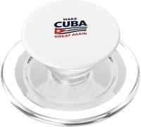 Make Cuba Great Again Map Politics Freedom Democracy PopSockets PopGrip for MagSafe