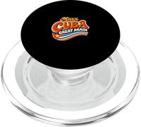 Make Cuba Great Again Map Politics Freedom Democracy PopSockets PopGrip for MagSafe