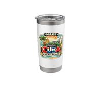 Make Cuba Great Again Map Politics Freedom Democracy Stainless Steel Insulated Tumbler