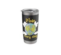 Make Earth Day Every Day Climate Change Environmental Stainless Steel Insulated Tumbler