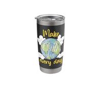 Make Earth Day Every Day Climate Change Environmental Stainless Steel Insulated Tumbler