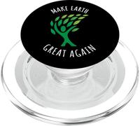 Make Earth Great Again Happy Tree Earth Day Design PopSockets PopGrip for MagSafe