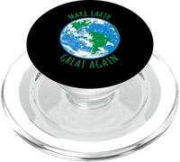 Make Earth Great Again Planet Earth Globe Earth Day Design PopSockets PopGrip for MagSafe