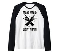 Make Emo Great Again Elder Emo Still Emo Phase: Emocore Raglan Baseball Tee