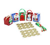 Make & Fill Your Own Advent Diy Calendar Children Vintage Christmas Tree Decoration With Boxes 24 Pcs Ribbon 1-24 (characters)