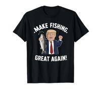 Make Fishing Great Again Trump Funny T-Shirt