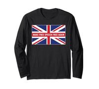 Make Free Speech Free Again: UK Flag Conservative Long Sleeve T-Shirt