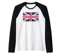 Make Free Speech Free Again: UK Flag Conservative Raglan Baseball Tee