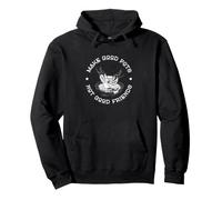 Make Good Pots Not Good Friends Wheel Throwing Pottery Fans Pullover Hoodie