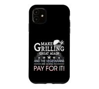 Make Grilling Great Again Trump BBQ Pit Master Grill Gift Case for iPhone 11