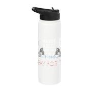 Make Grilling Great Again Trump BBQ Pit Master Grill Gift Stainless Steel Insulated Water Bottle