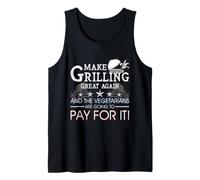Make Grilling Great Again Trump BBQ Pit Master Grill Gift Tank Top