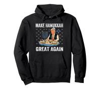 Make Hanukkah Great Again Trump Jewish Ugly Chanukah Pullover Hoodie
