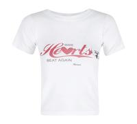 Make Hearts Beat Again T-Shirt - female - Fiorucci - T-Shirts - White - L - Tops L