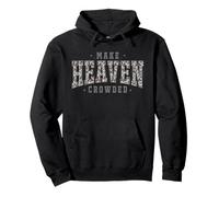 Make Heaven Crowded Christian Camo Faith Worship Prayer Pullover Hoodie